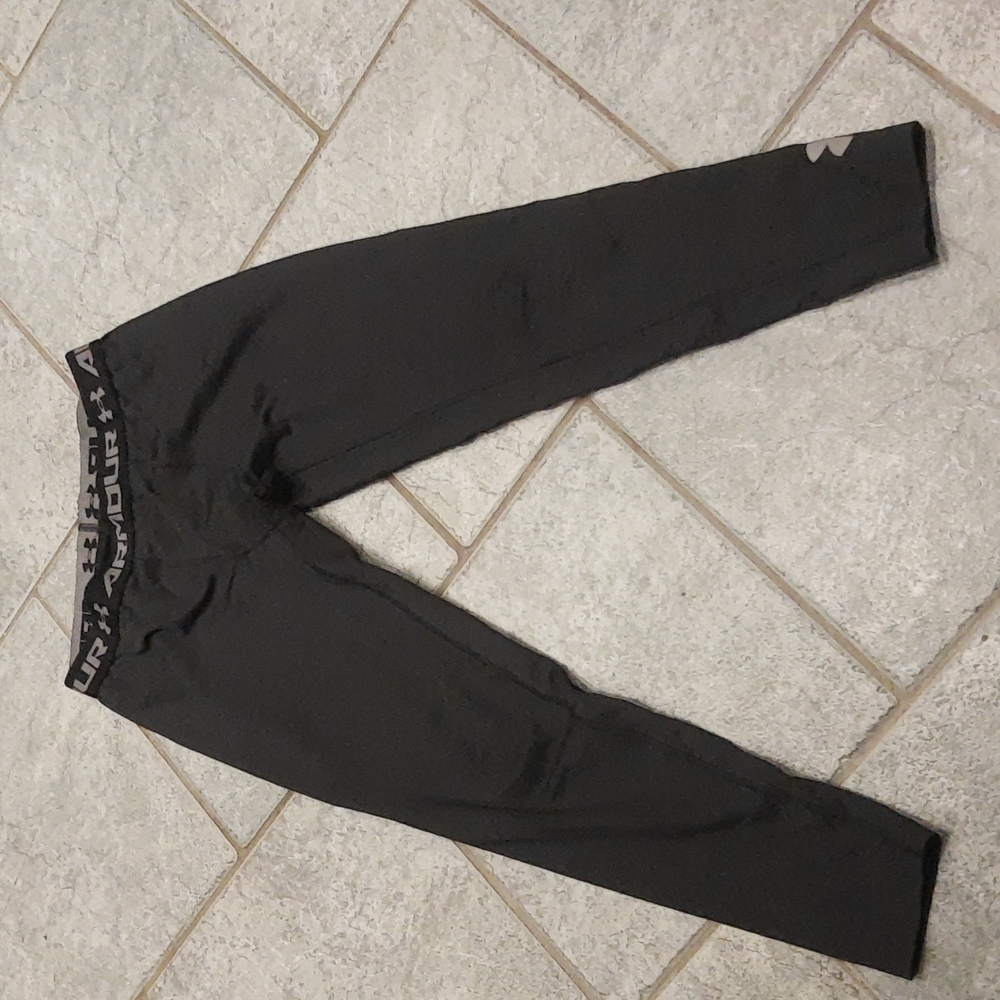 Under Armour COLD GEAR Pants, Black, Youth XL